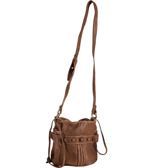 Junior Drake Studded Leather Bucket Bag - Picture 2 of 8